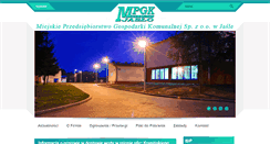 Desktop Screenshot of mpgk.jaslo.pl